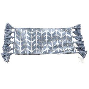NEW Serena & Lily West Beach Pillow Cover (14”x30”)-Heathered Coastal Blue